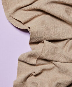 Strickjacquard - Mind the MAKER Organic Leaf Jacquard - beige