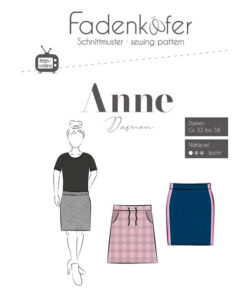 Papierschnittmuster Rock Anne - Fadenkäfer
