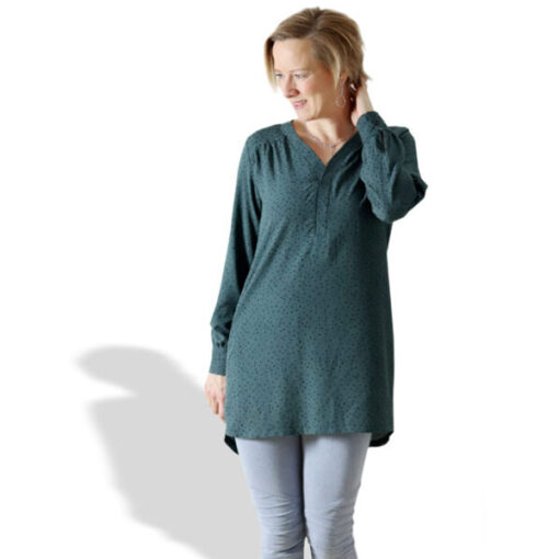 Papierschnittmuster Bluse Cleo Gr 32- 58 - Fadenkäfer