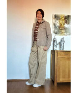 Papierschnittmuster Hemdjacke Flo Damen Gr 32 -58 - Fadenkäfer