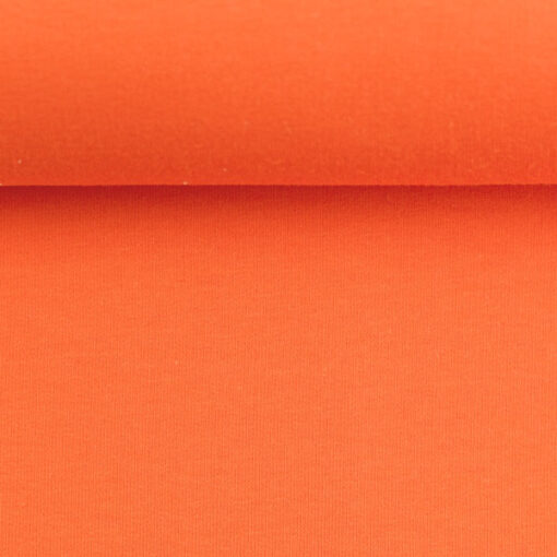Jersey Baumwolle - "Vanessa" - uni orange
