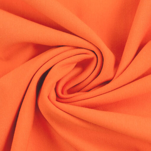 Jersey Baumwolle - "Vanessa" - uni orange