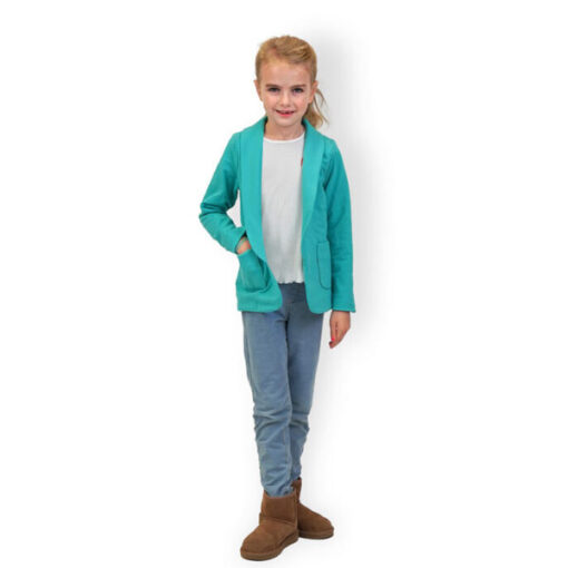 Papierschnittmuster Blazer mit Schalkragen Kinder - Fadenkäfer