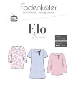 Papierschnittmuster Bluse Elo Gr 32- 58 - Fadenkäfer