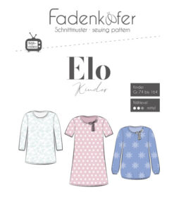 Papierschnittmuster Bluse Elo Gr 32- 58 - Fadenkäfer