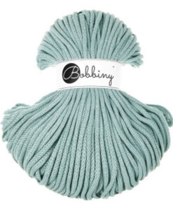 5 mm PREMIUM - Makramee Kordel / Schnur von Bobbiny - duck egg blue