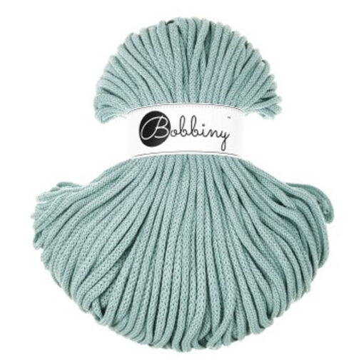 5 mm PREMIUM - Makramee Kordel / Schnur von Bobbiny - duck egg blue