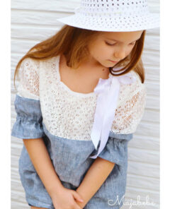 Papierschnittmuster Bluse Elo Gr 32- 58 - Fadenkäfer