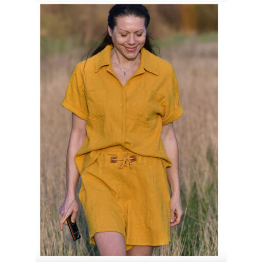 Papierschnittmuster Leevke Bluse+ Shorts Gr 32 - 58 - Ki-ba-doo