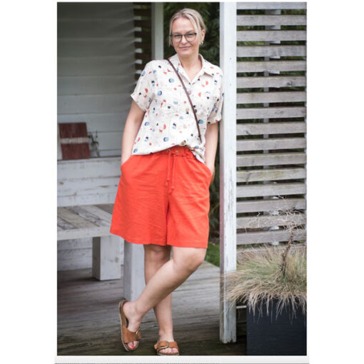 Papierschnittmuster Leevke Bluse+ Shorts Gr 32 - 58 - Ki-ba-doo