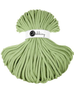 9 mm JUMBO - Makramee Kordel / Schnur von Bobbiny - matcha