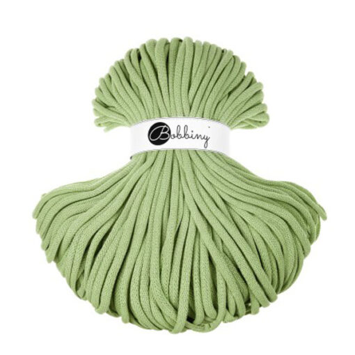 9 mm JUMBO - Makramee Kordel / Schnur von Bobbiny - matcha