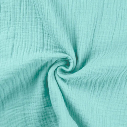 Musselin uni - mint