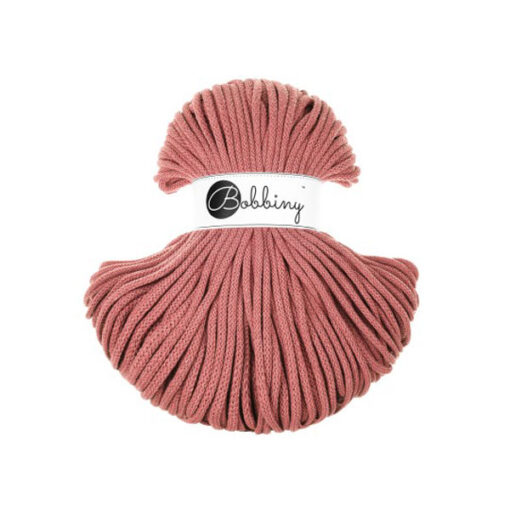 5 mm PREMIUM - Makramee Kordel / Schnur von Bobbiny - peony