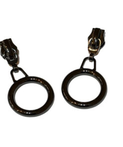 Schieber für 6.5 mm Reissverschluss Ring gross - gunmetal