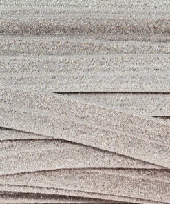 Elastisches Schrägband / Falzgummi 20mm silber