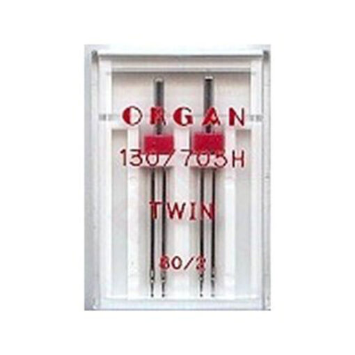 Organ 130/705H Zwillingsnadel 80/2 er - Nähmaschinennadel