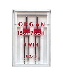 Organ 130/705H Zwillingsnadel 80/3 er - Nähmaschinennadel