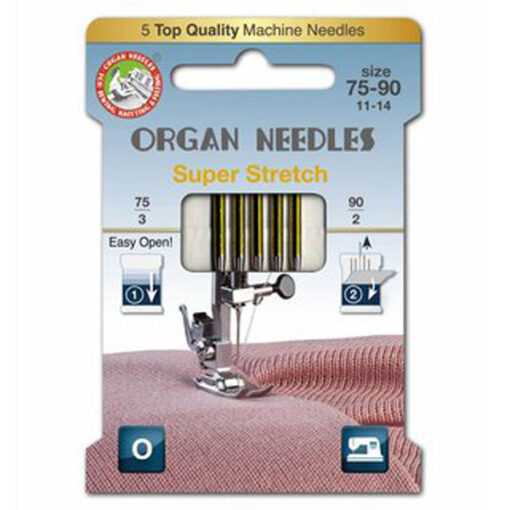 Organ HA x 1SP Super Stretch ECO 75 +90 er Nähmaschinennadel / Overlock