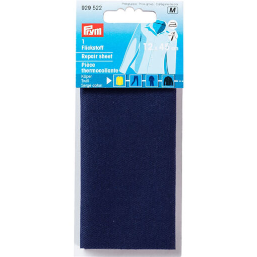 Prym 929522 Flickstoff Jeans - dunkelblau Twill