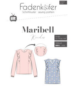 Papierschnittmuster Bluse Maribell Gr 74-164 - Fadenkäfer