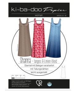 Papierschnittmuster Kleid Shanna Gr 32 - 58 - Ki-ba-doo