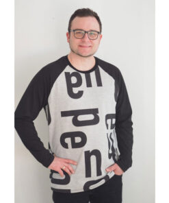 Papierschnittmuster Raglanshirt Herren 2XS-5XL - Fadenkäfer