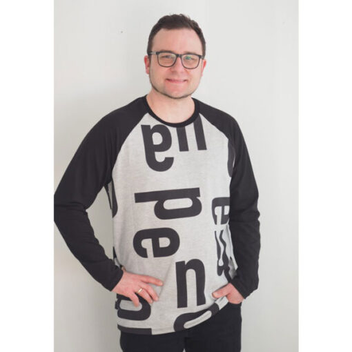 Papierschnittmuster Raglanshirt Herren 2XS-5XL - Fadenkäfer
