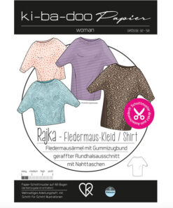 Papierschnittmuster Rajka Fledermaus Shirt / Kleid Gr 32 - 58 - Ki-ba-doo
