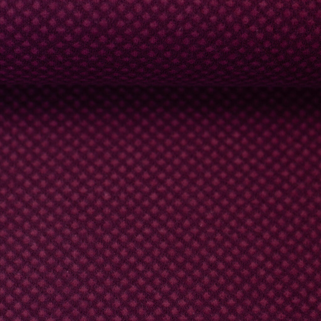 Jacquardjersey "Elmo" - beere/ bordeaux