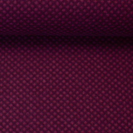 Jacquardjersey "Elmo" - beere/ bordeaux