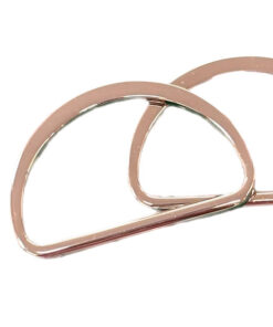 D- Ring 40mm - silber