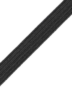 Gummiband 7 mm - schwarz