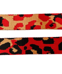 Gurtband 38 mm - Leo - rot