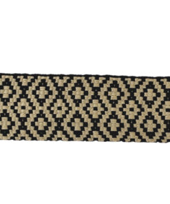 Gurtband 38 mm - schwarz/ natur