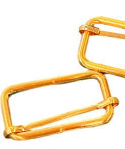 Stegschnalle / Schieber 40mm - gold