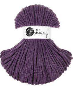 5 mm - PREMIUM Makramee Kordel / Schnur von Bobbiny - violet