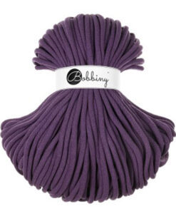 9 mm JUMBO - Makramee Kordel / Schnur von Bobbiny - violet.