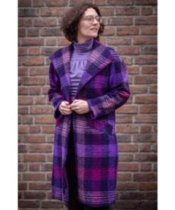 Wollstoff - mauve / pink / lila