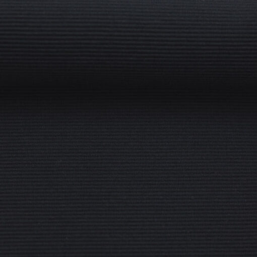 Ottoman Jersey "Turin" - schwarz