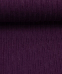 Baumwolle Lochstrickjersey “Florenz” – beere