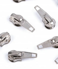Automatikschieber mit Stopper für 5 mm Reissverschluss - nickel