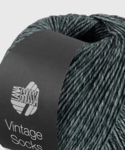 Lana Grossa – Vintage Socks – melange - grau, Hell-/Mittel-Dunkelgrau meliert