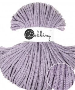 5 mm - PREMIUM Makramee Kordel / Schnur von Bobbiny - unicolor lavender
