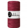 3 mm - Makramee Kordel von Bobbiny - wine red