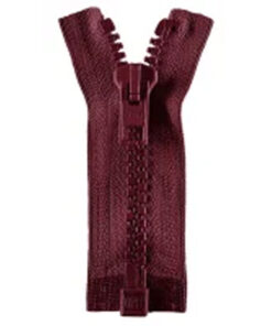 Krampenreissverschluss 5 mm OPTI - teilbar - bordeaux - 60-70 cm