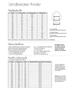 Windbreaker-Kinder-Titel-Fadenkaefer