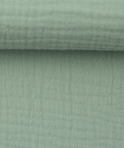 Double Gauze Musselin "Jenke" uni - hellmint Fb 261