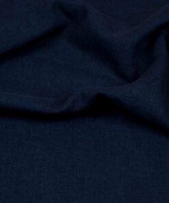 Leinen - enzym washed - dunkelblau