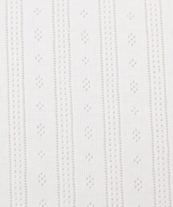 Ajourjersey Baumwolle "Tiana" - uni weiss